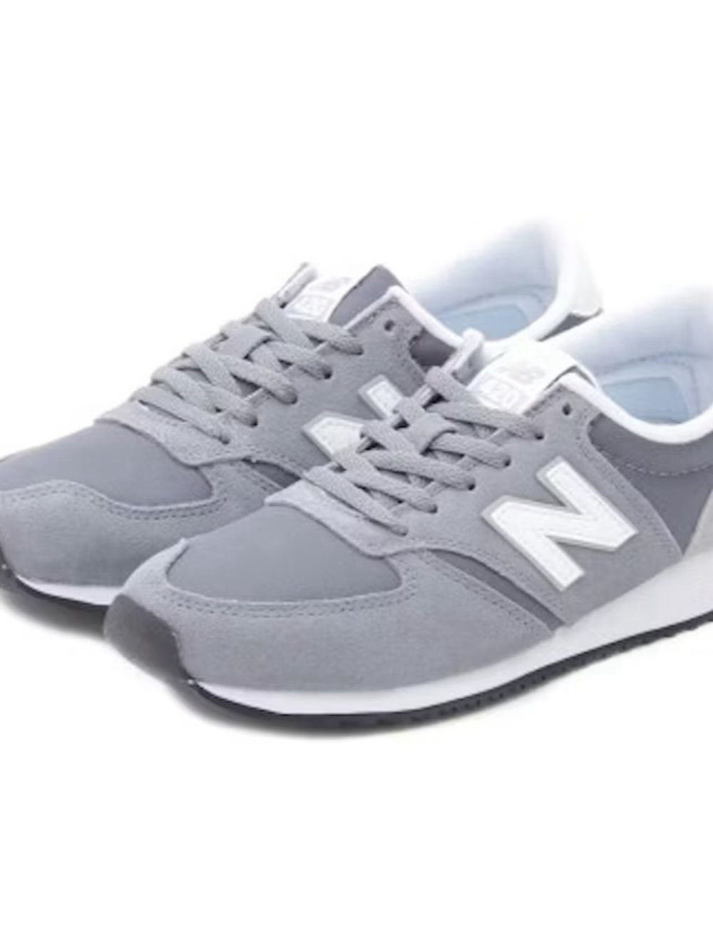 New Balance Women’s 420 Gray Suede Mesh Lifestyle Sneakers Size 7 Comfort